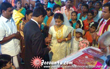 Bibin Jisha wedding Photos